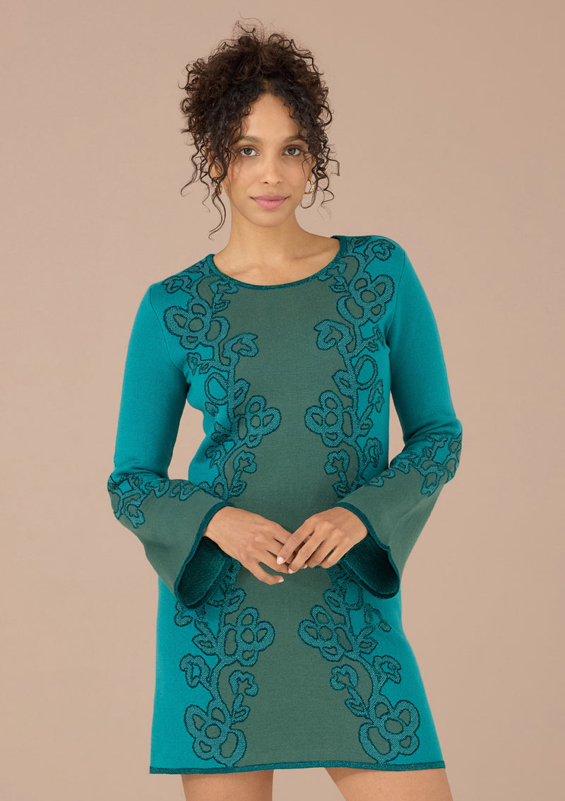 ally cocktail dress Ally Lace Trim Mini Dress Orange / M
