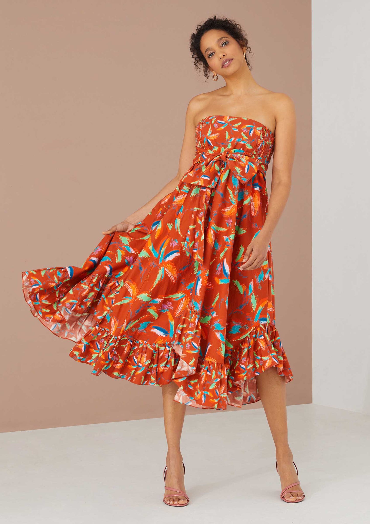The Dalia Skirt Dress - Flouncy Convertible Skirt Dress Alivia The Dalia Skirt Dress - Flouncy Convertible Skirt Dress Alivia