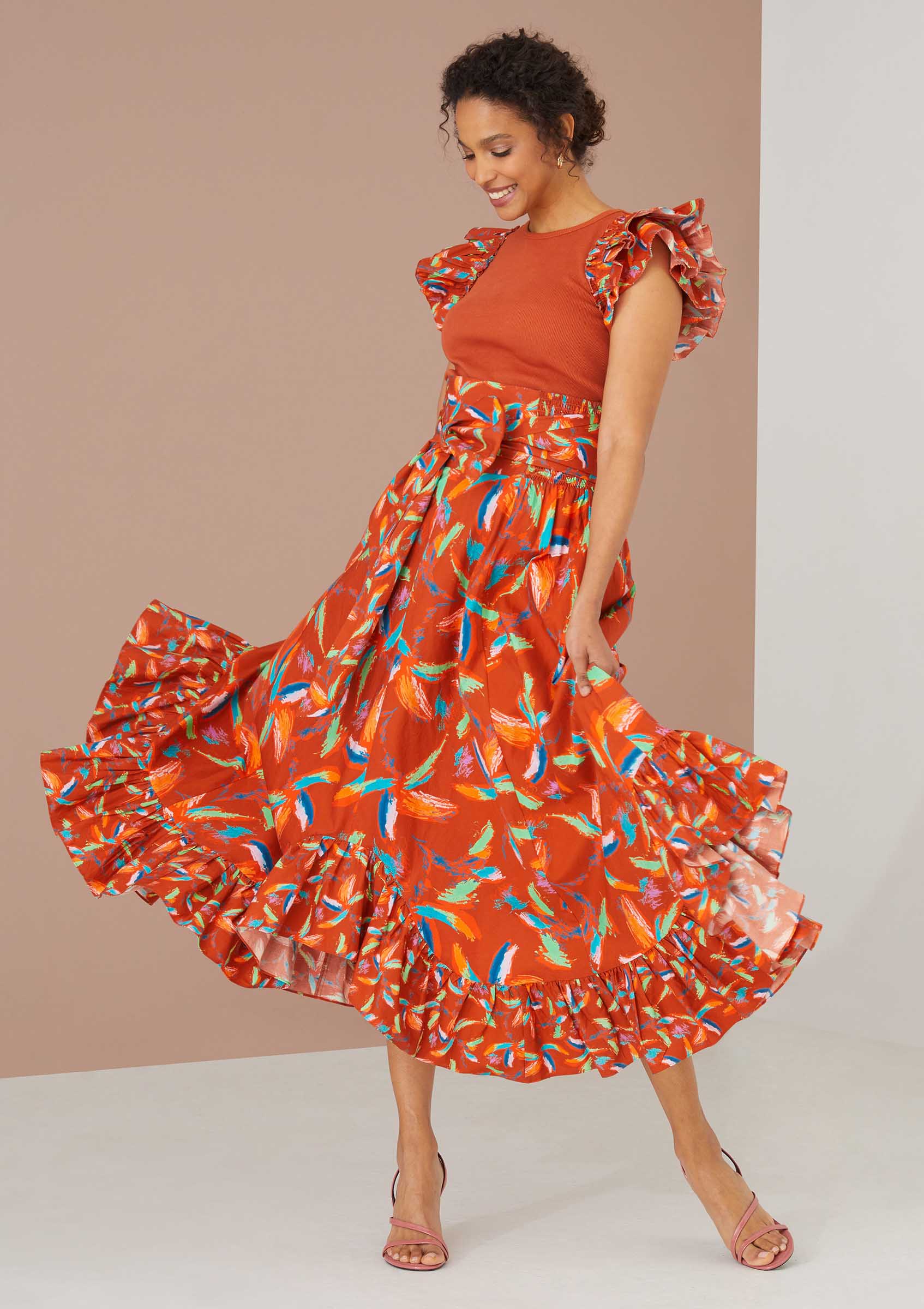 The Dalia Skirt Dress - Flouncy Convertible Skirt Dress – Alivia