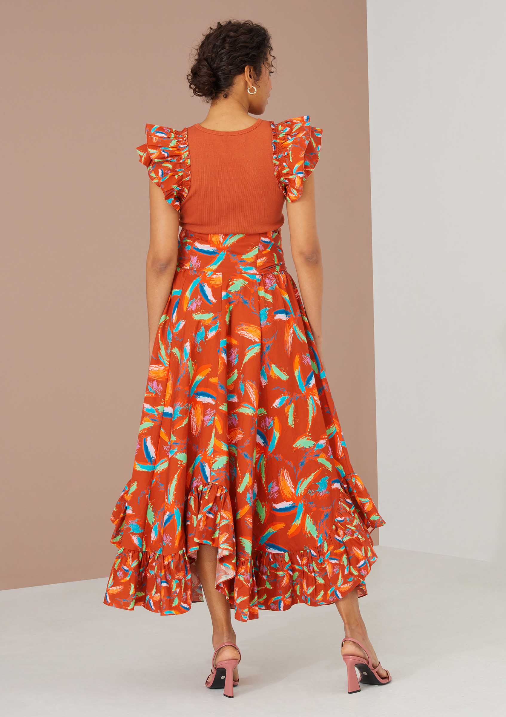 mayfair ruffled dress 新品未使用タグ付き The Dalia Skirt Dress - Flouncy Convertible Skirt Dress – Alivia