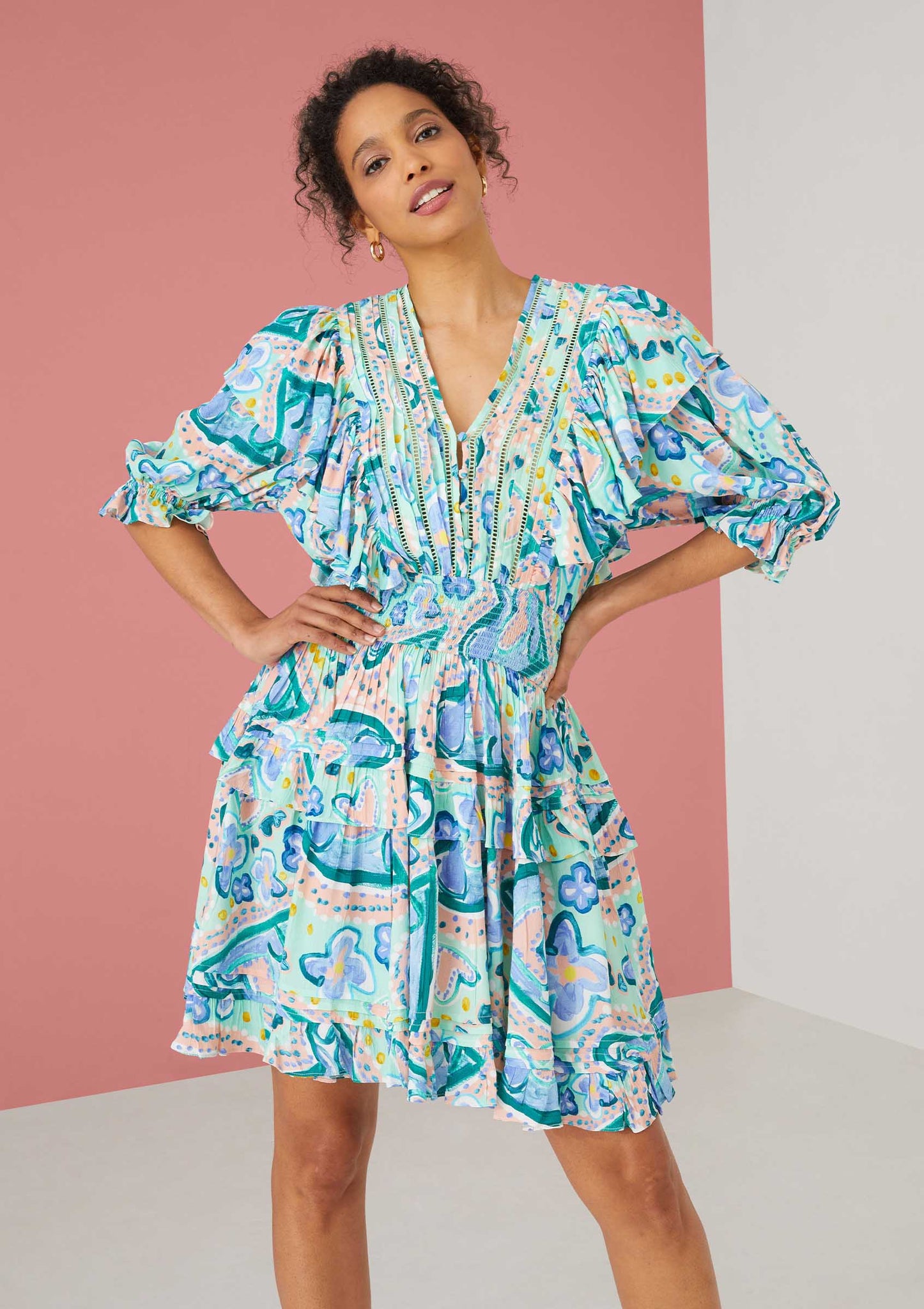 The Vanessa Dress | Floral Maxi Wrap Dress – Alivia