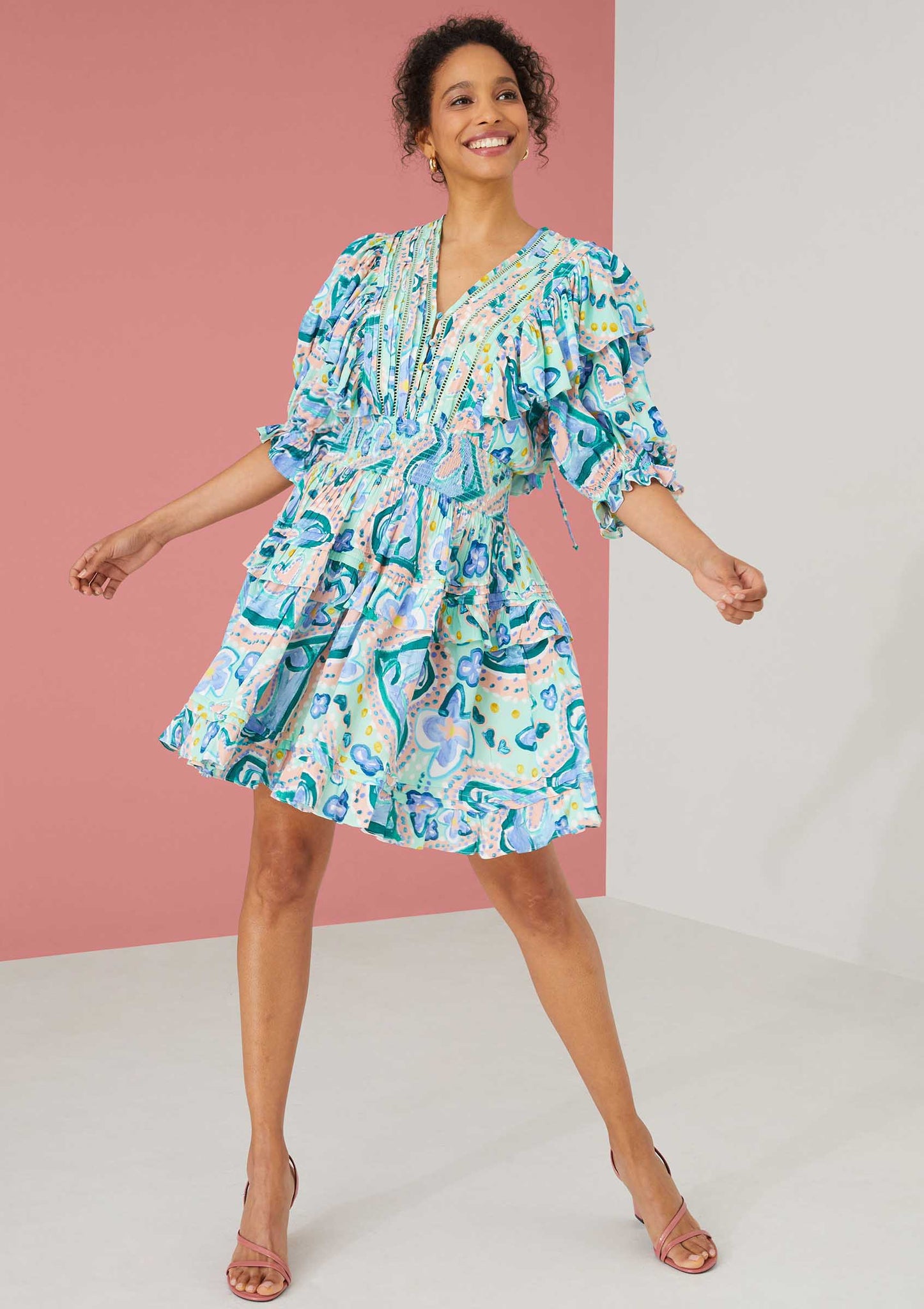 The Vanessa Dress | Floral Maxi Wrap Dress – Alivia