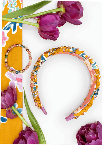 The Beaded Headband Set - Alivia