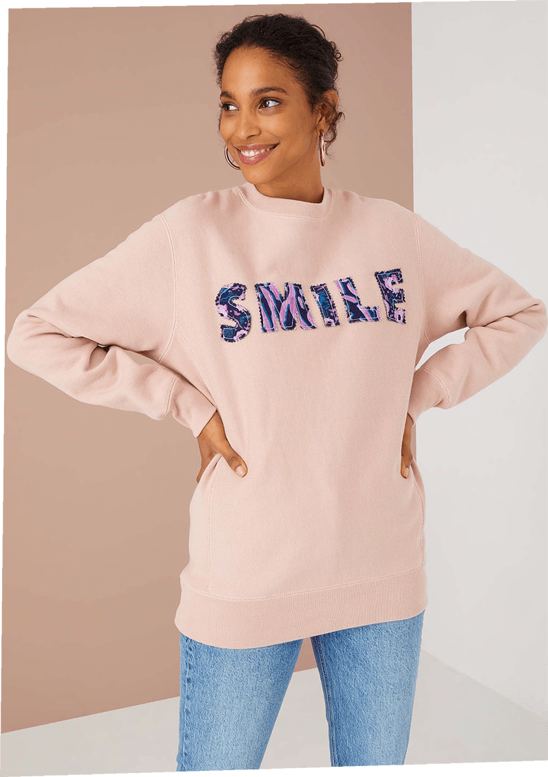 The Anna Smile Sweatshirt - Alivia