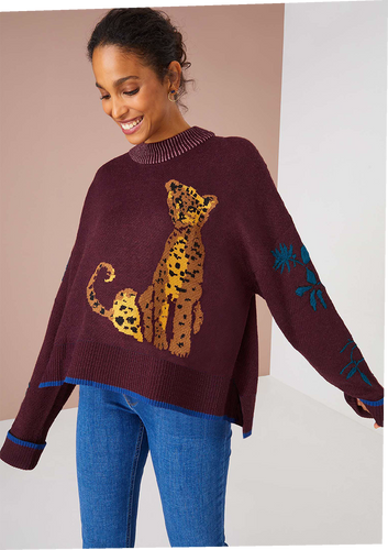 The Marina Leopard Sweater