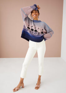 The Marina Flamingo Sweater