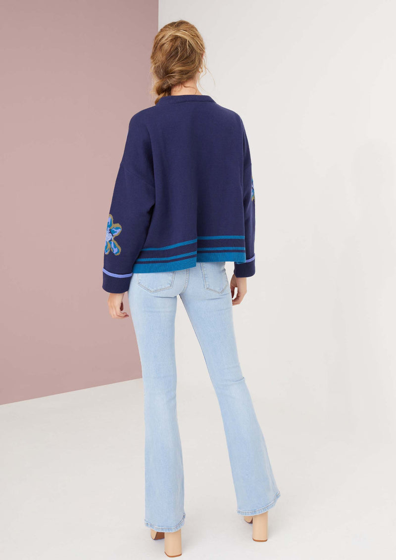 The Marina Abstract Sweater